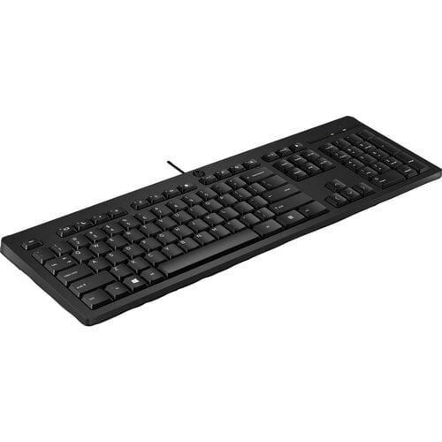 Hewlett Packard HP 125 | Bedraad Toetsenbord | USB | QWERTY US International | Zwart