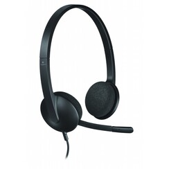 H340 | Bedrade On-Ear USB Headset | Zwart