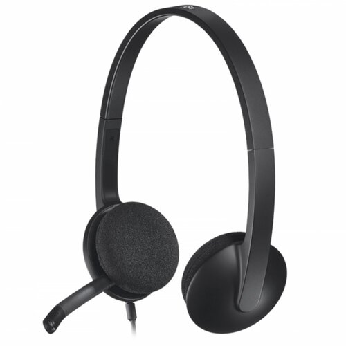 Logitech H340 | Bedrade On-Ear USB Headset | Zwart