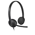 Logitech H340 | Bedrade On-Ear USB Headset | Zwart