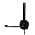 Logitech H151 | Bedrade On-ear Headset | 3.5mm | Zwart