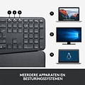 Logitech K860 Ergo | Draadloos Bluetooth Toetsenbord met Receiver | QWERTY