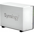 Synology DiskStation DS220J NAS 4TB | 2 Drive Bays | Inclusief 2 x 2TB HDD | 1x Gigabit Ethernet | Wit