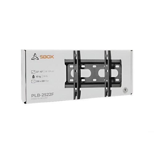 SBOX PLB-2522F-2 | TV-beugel | 23-43" | Max 45kg | VESA 200x200