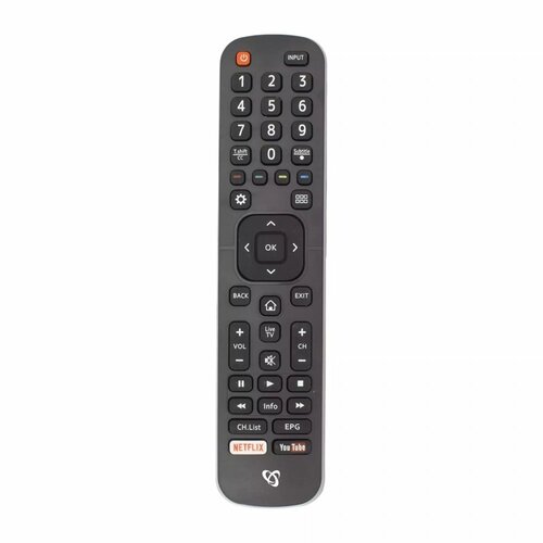 SBOX RC-01405 | Afstandsbediening | Geschikt voor Hisense TV's | Zwart