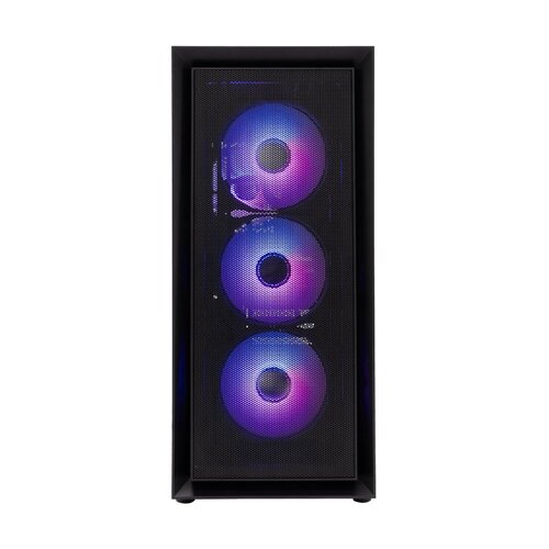 White Shark WARHEAD | Midi Tower Case | Inclusief 4 RGB Fans | Zwart