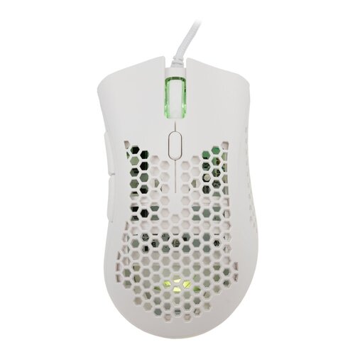 Baracuda CORAL RGB | Bedrade Gaming Muis | USB-A | 12800 DPI | Wit