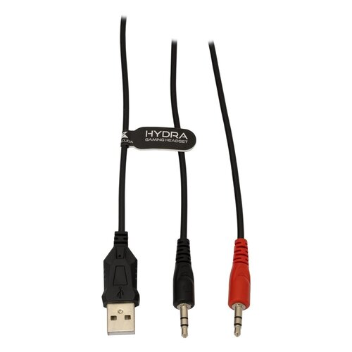 Baracuda HYDRA RGB Rainbow | Gaming Headset 3,5mm & USB | Wit