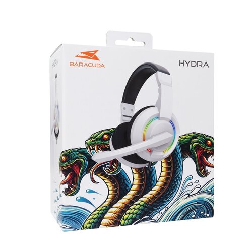 Baracuda HYDRA RGB Rainbow | Gaming Headset 3,5mm & USB | Wit