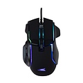 Baracuda PIRANHA RGB | Bedrade Gaming Muis | USB-A | 7200 DPI | Zwart