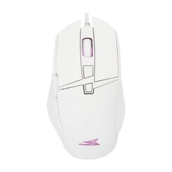 RAPTOR RGB | Bedrade Gaming Muis | USB-A | 6400 DPI | Wit