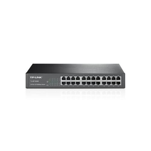 TP-Link TL-SF1024D | 24-poorts 10/100Mbps Unmanaged Switch | Auto MDI/MDIX | Energie-efficiënt | Rack-monteerbaar | Returned (refurbished)