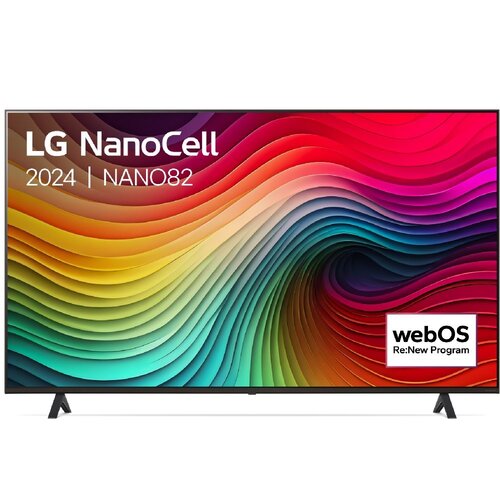 LG NanoCell 55NANO82T6B | 55'' Ultra HD 4K | NanoCell Smart TV | Wifi | WebOS | HDR10 | 60Hz | Renewed (refurbished)