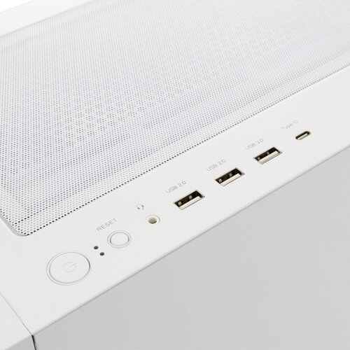 White Shark WARHEAD | Midi Tower Case | Inclusief 4 RGB Fans | Wit