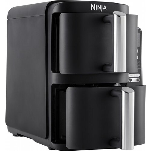 Ninja SL300EU Airfryer | Dubbele Mand | 7,6 Liter | Vrijstaand | 1750 Watt | Zwart