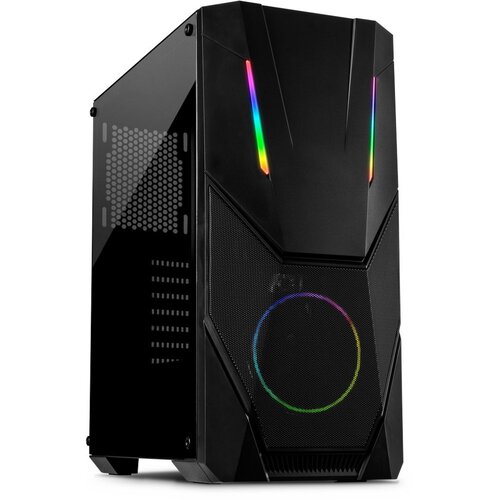 Inter-Tech IT-3303 Hornet RGB | Midi Tower Case | Zwart