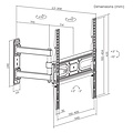 SBOX PLB-3644-2 | TV-beugel | 32-55" | Max 35kg | VESA 400x400