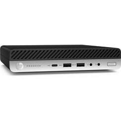 HP ProDesk 600 G4 Mini | Intel Core i5-8500T | 8GB RAM | 256GB SSD | 2x DisplayPort | Windows 11 Professional | Refurbished Silver (refurbished)