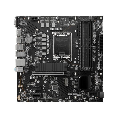 MSI PRO B760M-P | Socket LGA 1700 | Intel B760 | 4xDDR5 | Micro-ATX | Moederbord
