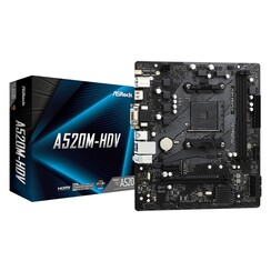 A520M-HDV | Socket AM4 | AMD A520 | 2xDDR4 | Micro-ATX | Moederbord