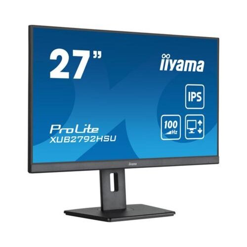 Iiyama iiyama ProLite XUB2792HSU-B6 27″ | 1920 × 1080 Full HD IPS | 100 Hz | AdaptiveSync | USB-Hub | Monitor