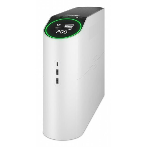 APC Back‑UPS Pro Gaming BGM2200‑GR | 2200 VA / 1320 W UPS | 4x Schuko + 2x IEC‑C13 | RGB + LCD-display