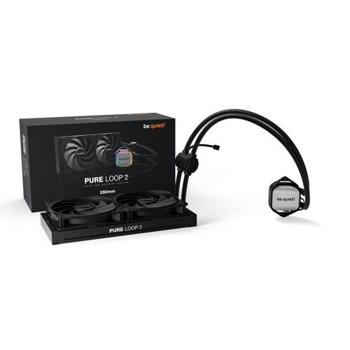 be quiet! PURE LOOP 2 280mm | All-in-One CPU Waterkoeler | Zwart