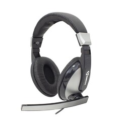 HS-302 | On-Ear Gaming Headset 3,5mm Connector | Zwart/Grijs