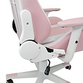 White Shark ROXY | Roze Gamestoel met Verstelbare Rugleuning | Belastbaar tot 120 kg
