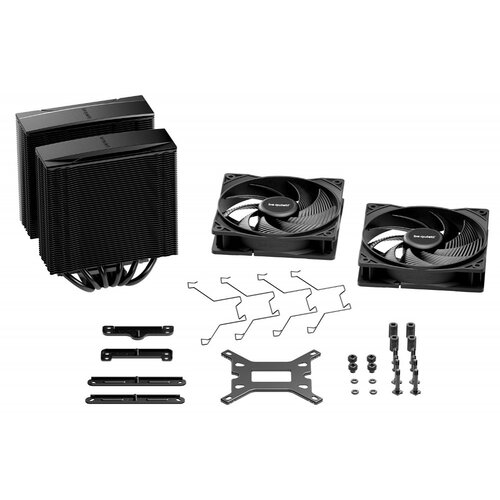 be quiet! Pure Rock Pro 3 Black | 250W TDP | 155mm Hoogte | 120mm Fans | CPU Luchtkoeler