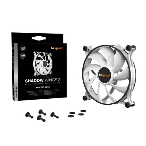 be quiet! Shadow Wings 2 | 140mm Case Fan Wit