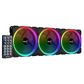 Aerocool Orbit RC ARGB 3 Pack | 120mm Case Fans met Remote Control