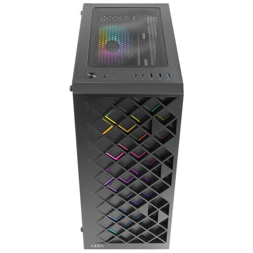 Azza Spectra RGB | Midi Tower Case | Zwart