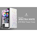 Azza Spectra RGB | Midi Tower Case | Wit