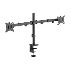 LCD-352/2-2 | Verstelbare Monitor-bureaubeugel | Tot 32" | Max 9kg | VESA 100x100 | 2 Monitoren