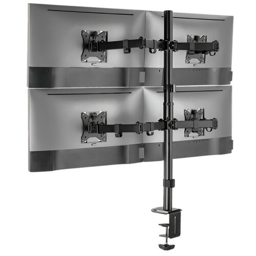 SBOX LCD-352/4-2 | Verstelbare Monitor-bureaubeugel | Tot 32" | Max 9kg | VESA 100x100 | 4 Monitoren