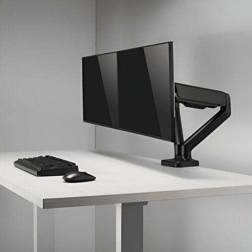 SBOX Flex LCD-S024-2 | Verstelbare Monitor-bureaubeugel | Tot 32" | Max 9kg | VESA 100x100 | 2 Monitoren