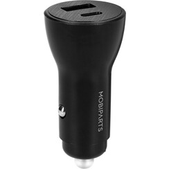 Car Charger | 2-Poorts USB-C & USB-A Autolader 30W PD Fast Charging | Zwart