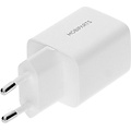 Mobiparts GaN Wall Charger | Dual USB-C Oplader 35W | Wit