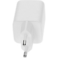 Mobiparts GaN Wall Charger | USB-C & USB-A 3.0 QC 45W | Wit