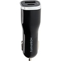 Mobiparts Car Charger | Dual USB-A & USB-C Autolader 12W | Zwart