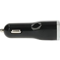 Mobiparts Car Charger | Dual USB-A & USB-C Autolader 12W | Zwart