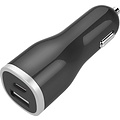 Mobiparts Car Charger | Dual USB-A & USB-C Autolader 12W | Zwart