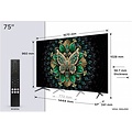 TCL 75C6K | 75" 4K Ultra HD QD-Mini LED Smart TV | Google TV | Dolby Vision | 120Hz (2025)