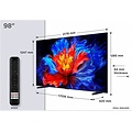 TCL 98P89K | 98" 4K Ultra HD QLED DLED Smart TV | Dolby Vision | HDR10+ | 144Hz (2025)