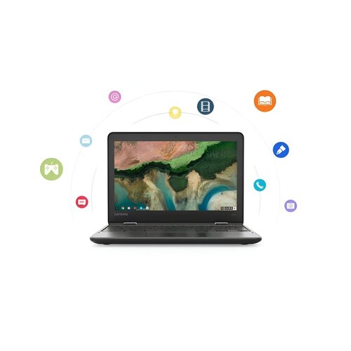 Lenovo 300e Convertible Chromebook | 11,6'' HD Touch IPS | Intel N4020 | 4GB RAM | 32GB Flash | Renewed (refurbished)