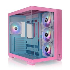 View 380 TG ARGB Bubble Pink | Mid Tower Case | Roze (CA-1Z2-00MAWN-00)