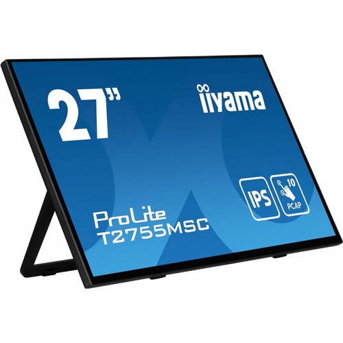 Iiyama iiyama ProLite T2755MSC-B1 27" | 1920x1080 Full HD | IPS Touchscreen | 10-Punts Multi-Touch | Monitor
