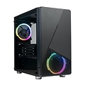 Azza Noir 130 RGB | Micro Tower Case | Zwart