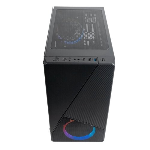 Azza Noir 130 RGB | Micro Tower Case | Zwart